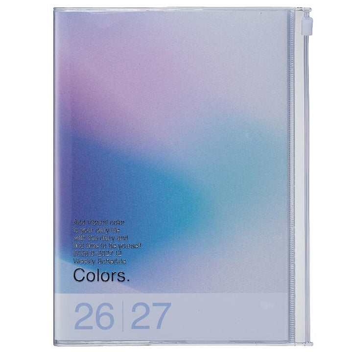 Mark’s – Agenda Scolaire Semainier 26 - 27 Gradient Blue A5 (16,4 x 21,5 cm)