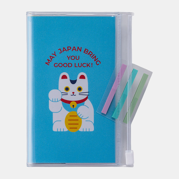 Mark’s – Japanese Icons Maneki-Neko – Cuaderno cuadriculado B7 (12,8 x 8,8 cm)