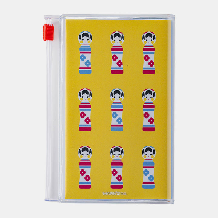Mark’s – Japanese Icons Kokeshi – Cuaderno cuadriculado B7 (12,8 x 8,8 cm)
