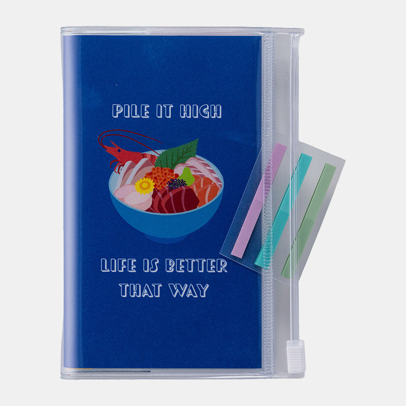 Mark’s – Japanese Icons Seafood Bowl – Cuaderno cuadriculado B7 (12,8 x 8,8 cm)
