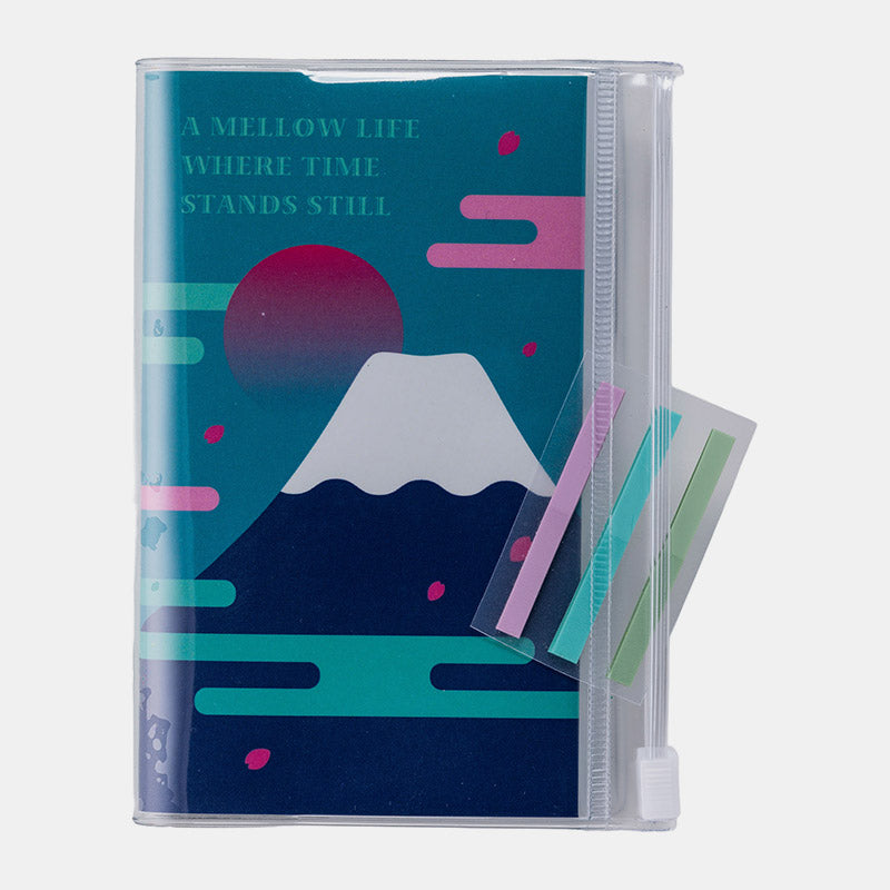 Mark’s – Japanese Icons Mount Fuji – Cuaderno cuadriculado B7 (12,8 x 8,8 cm)