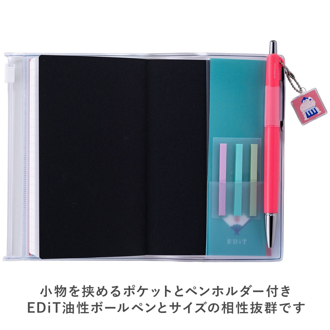 Mark’s – Japanese Icons Daruma – Cuaderno cuadriculado B7 (12,8 x 8,8 cm)