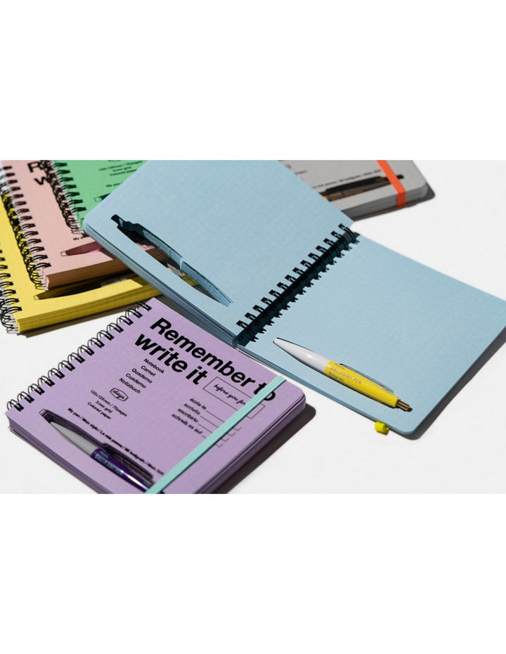 Mark’s – Remember to Write – Cahier à Carreaux Gris(15,5 x 11,5 cm)