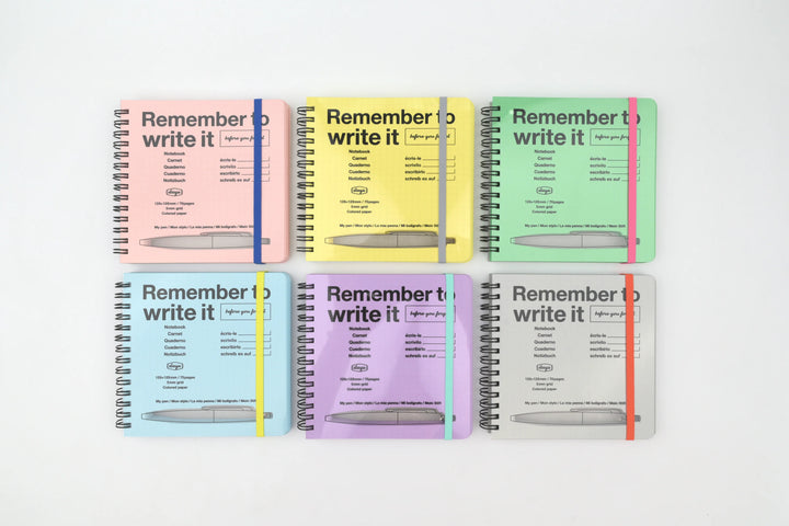 Mark’s – Remember to Write – Cahier à Carreaux Gris(15,5 x 11,5 cm)