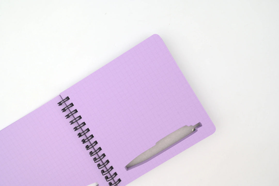 Mark’s – Remember to Write – Cahier à Carreaux Violet (15,5 x 11,5 cm)