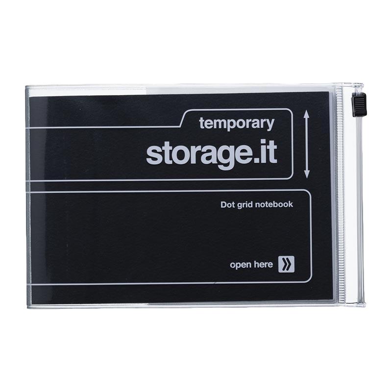 Mark's – Storage.it Black – Dot Mesh + Ruled Notebook A6 (16.5 x 10.7 ...