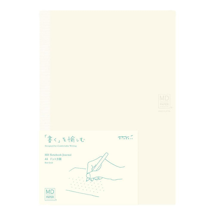 Midori MD Paper – MD Notebook Journal – Cuaderno Malla de Puntos A5 (14,8 x 21cm)