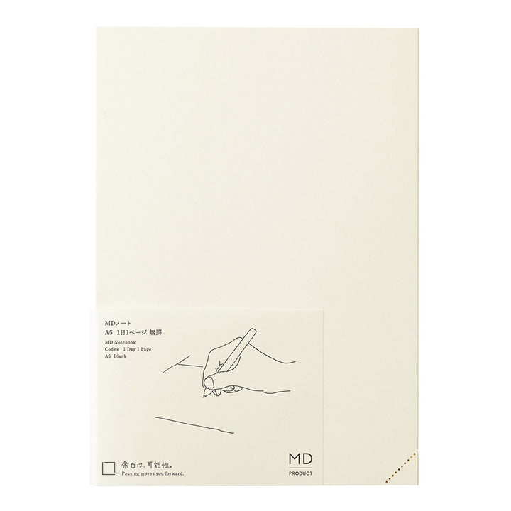 MD Product – Codex Journal 1 Day 1 Page – Cuaderno Liso A5 (21 x 14,8 cm)