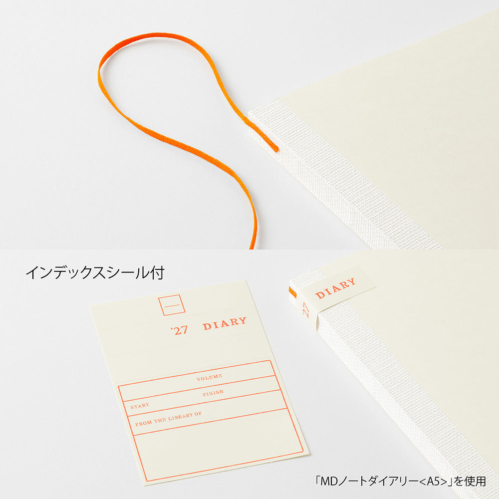 MD Product – Notebook Diary – Weekly Diary 2027 Semanal A6 (10,5 x 14,8 cm)