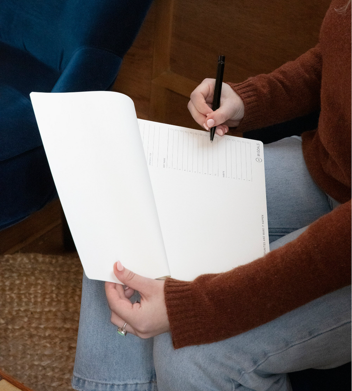 MiGoals - Creatuve Desk Pad – Bloc Creativo A4 (21 x 29,7 cm)