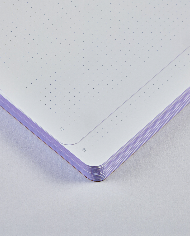 Nuuna – Trance Lilac - A5 Dot Grid Notebook (16.5 x 22 cm)