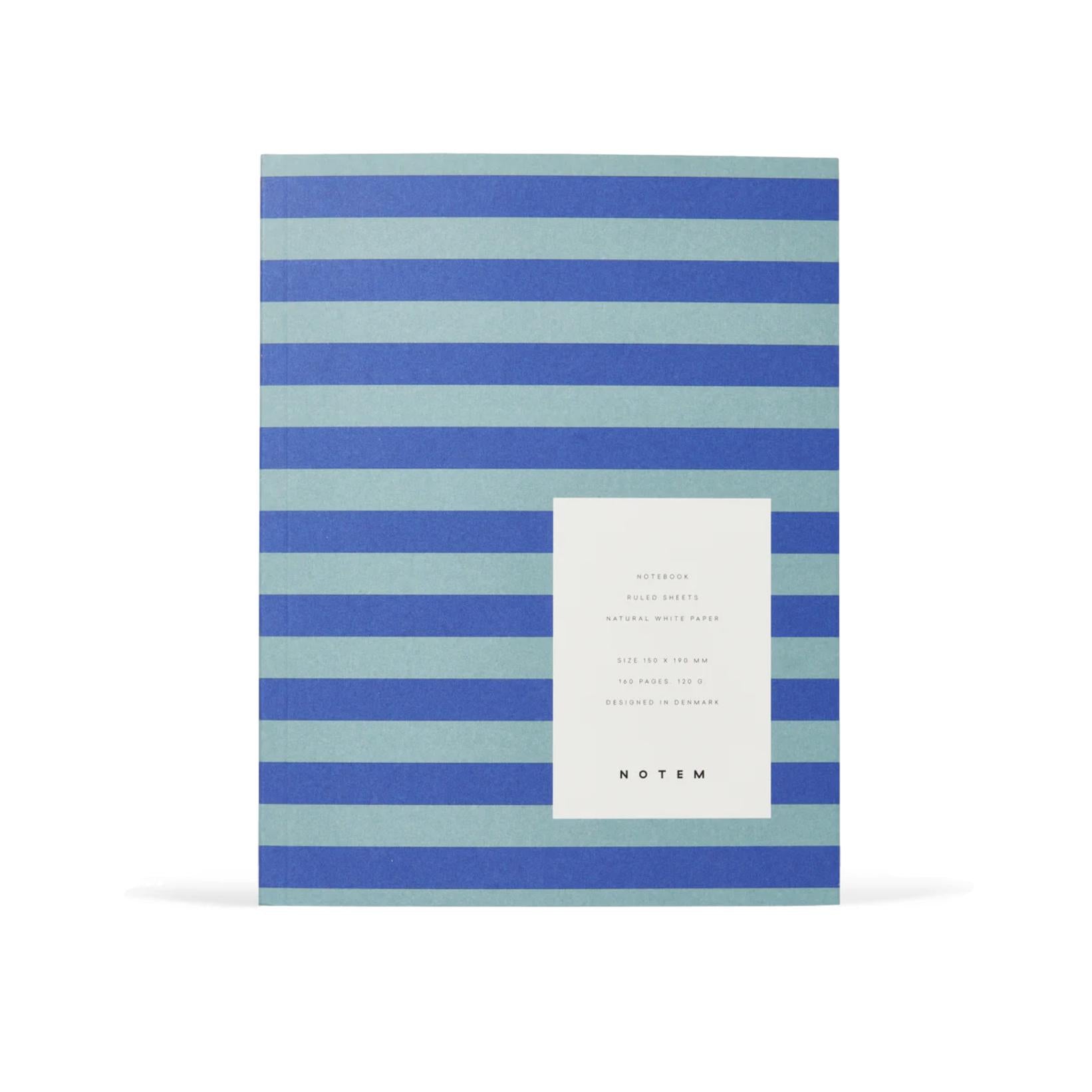 Notem Studio – Uma – Blue Lined and Smooth Notebook B5 (18.5 x 24 cm ...