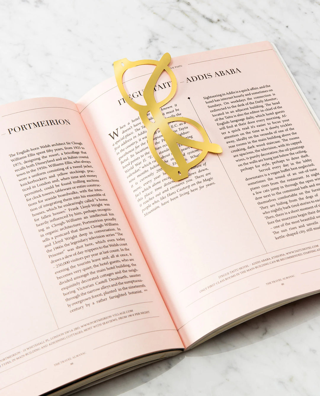 Octaevo - Riviera - Gold bookmark (11.7 x 5cm)