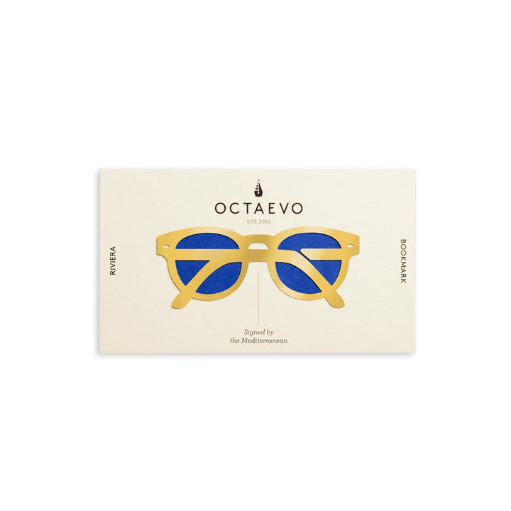 Octaevo - Riviera - Marque-page doré (11,7 x 5cm)