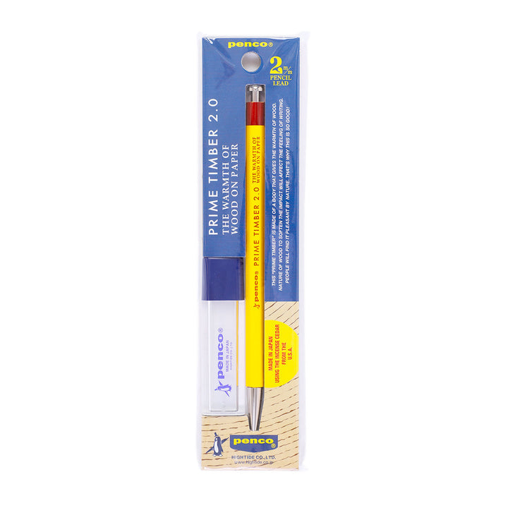 Penco – Prime Timber – Mechanical Pencil 2.0 mm various colors (16 cm)