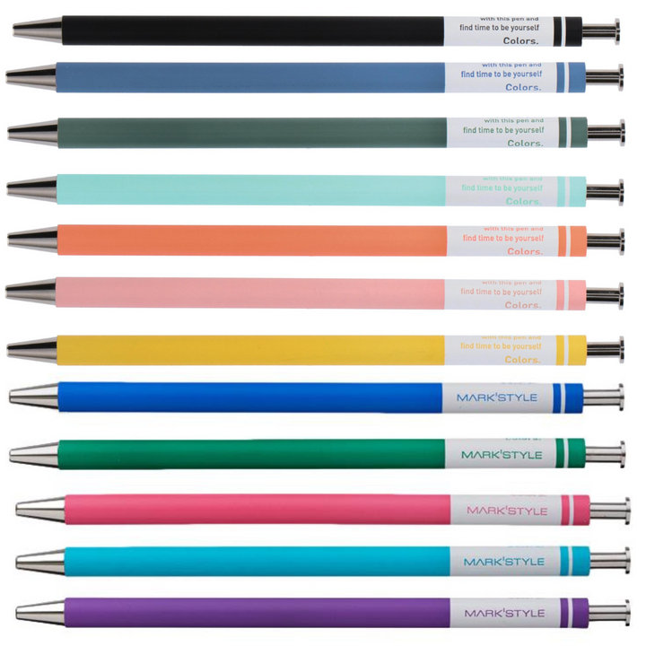 Mark’s – Gel Ball Pen Colors – Bolígrafo de gel 0,5 varios colores (15,4 cm)