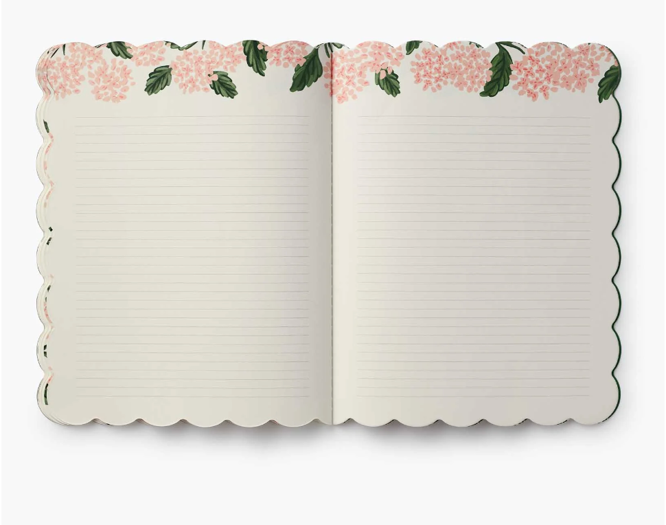 Rifle Paper Co - Agenda Mensual 26 -27 Pink Hydrange A4 (19,7 × 24,8 cm)