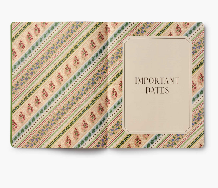 Rifle Paper Co - Agenda Mensual 26 -27 Paisley  A4 (19,7 × 24,8 cm)
