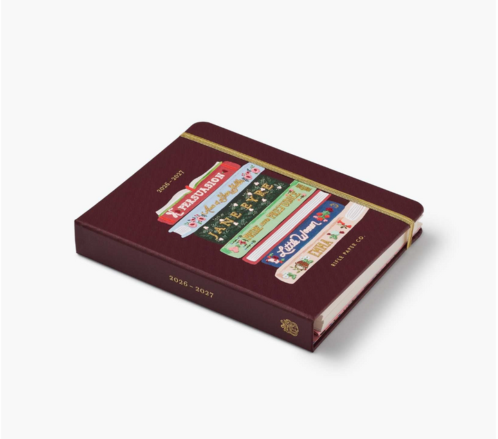 Rifle Paper Co - Agenda Semanal 26 -27 Covered Spiral Book Club B5 (17,1 × 21 cm)
