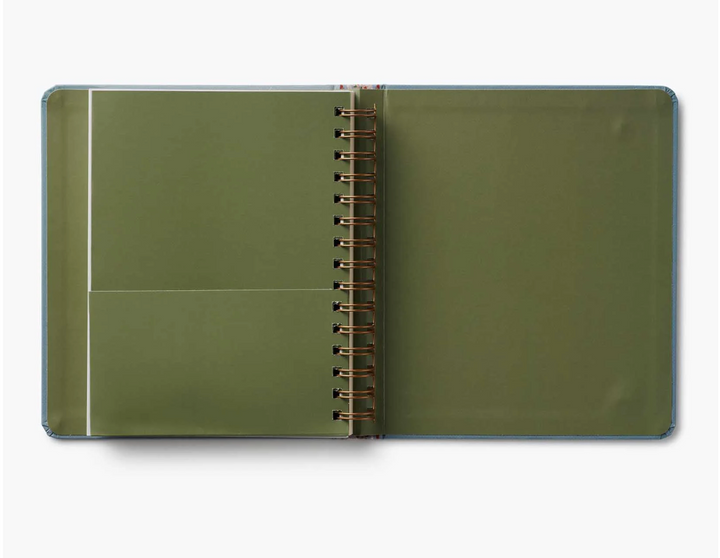 Rifle Paper Co - Agenda Semanal 26 -27 Covered Spiral Paisley B5 (17,1 × 21 cm)
