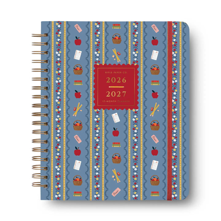 Rifle Paper Co - Agenda Semanal 26 -27 Spiral Schoolhouse A4 (21,6 × 25,4 cm)