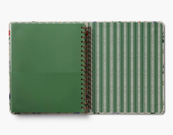 Rifle Paper Co - Agenda Semanal 26 -27 Spiral Garden Study A4 (21,6 × 25,4 cm)