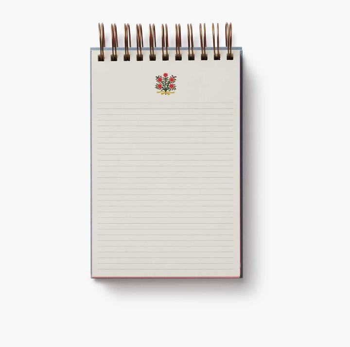 Rifle paper Co - Rosette Desktop Spiral Notepad - Bloc de notas A6 (15 x 10 cm)