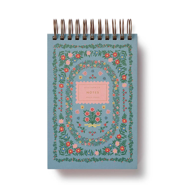 Rifle paper Co - Rosette Desktop Spiral Notepad - Bloc de notas A6 (15 x 10 cm)