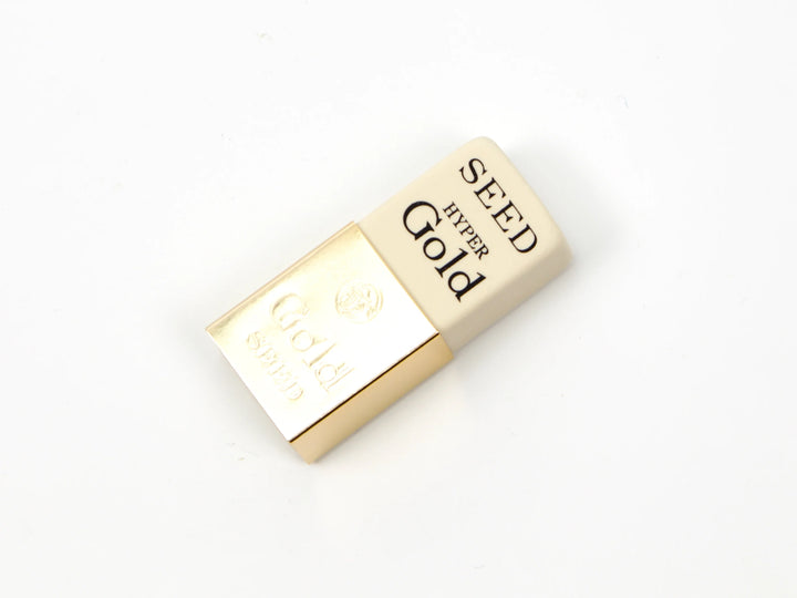 Seed – Hyper Gold Eraser – Eraser with gold metallic cover (2.2 x 5 cm)
