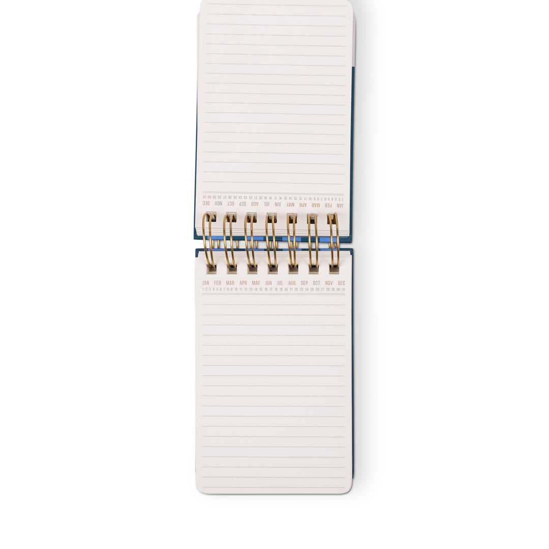 Designworks Ink - Chunky Notepad Wavy - A6 Open Date Notepad (4" x 6")