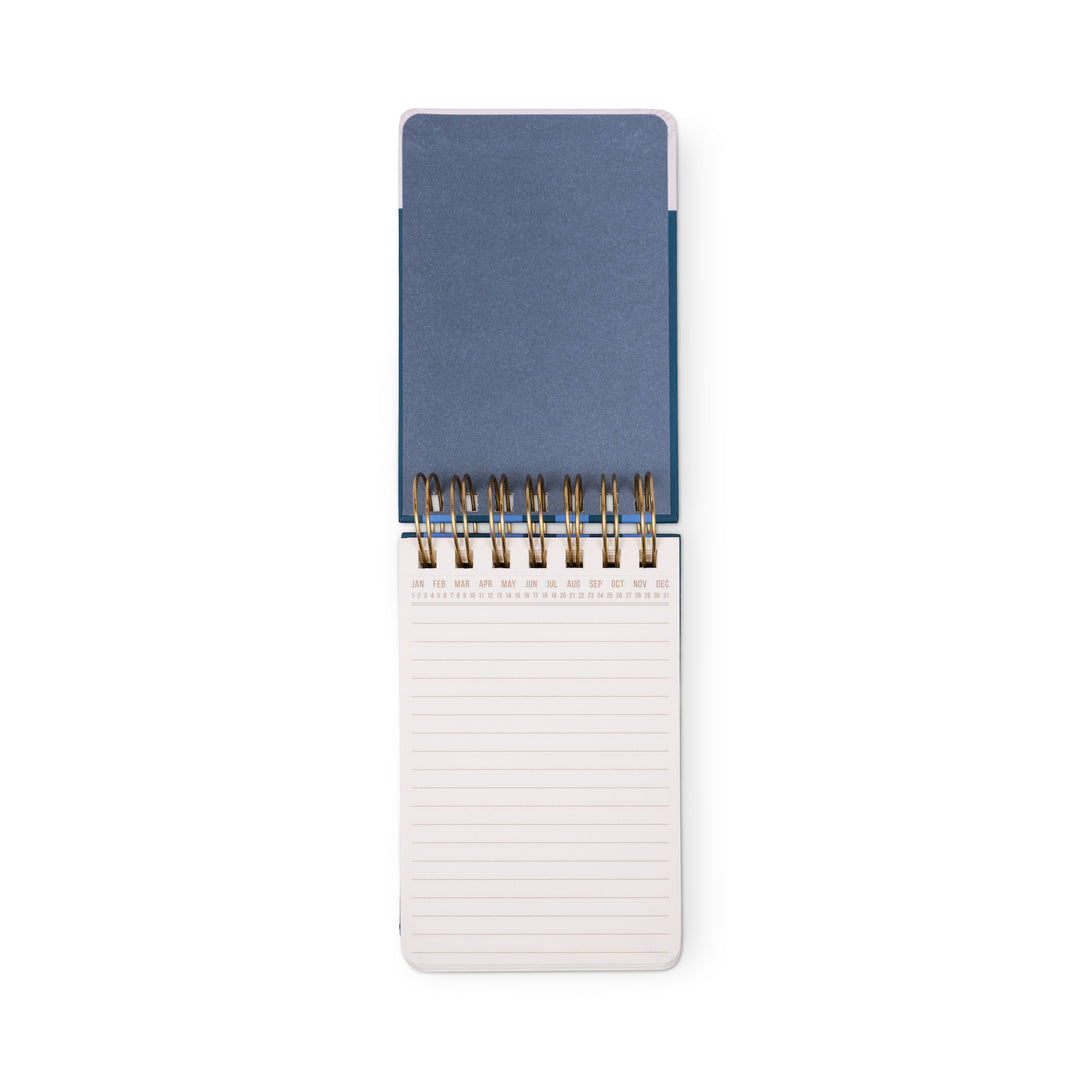 Designworks Ink - Chunky Notepad Wavy - A6 Open Date Notepad (4" x 6")