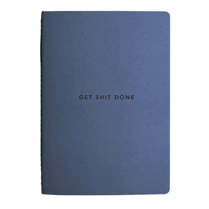 MiGoals – Get Shit Done Element Blue – Cuaderno Rayado con To-Do List A5 (15 x 21 cm)