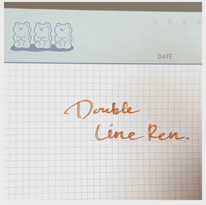 Iconic – Double Line Pen Sunset – Set de 3 Rotuladores doble punta (13,5cm)