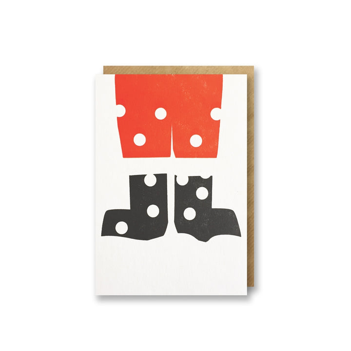 1973 - Pack 6 tarjetas de Navidad Santa