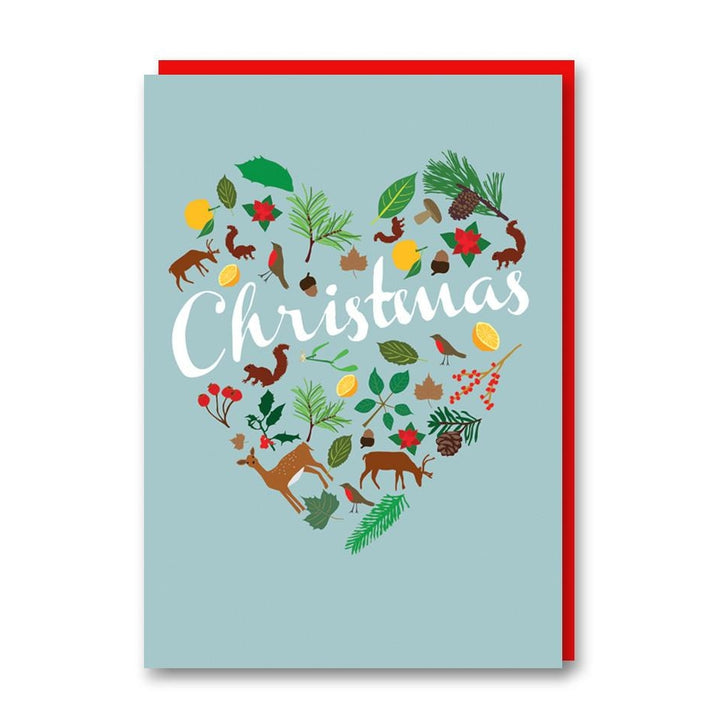 1973-Tarjeta de Navidad Christmas Love