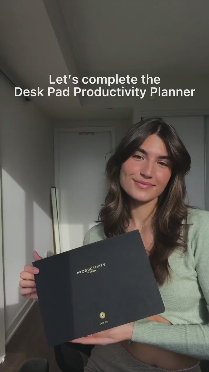 Intelligent Change - Productivity Weekly Desk Pad – Planificador semanal A4 (21 x 29,7 cm)