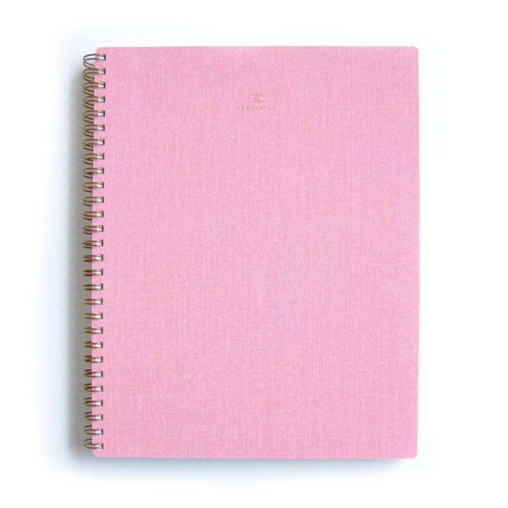 Cuaderno A5 rosa Appointed