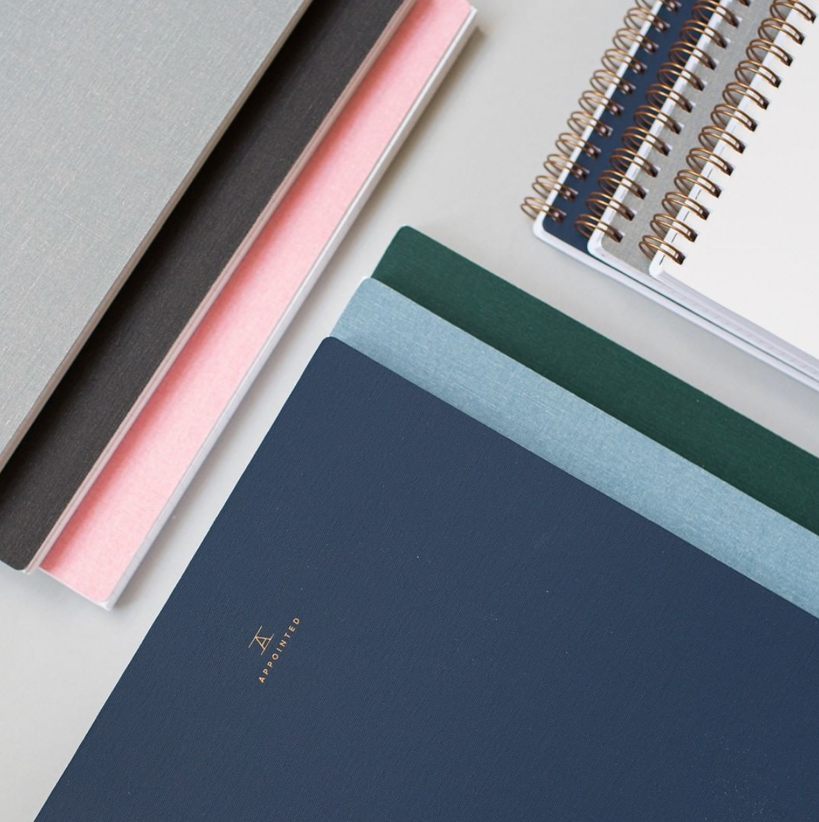 Appointed - Notebook Oxford Blue - Blue Squared Notebook, Ruled B5 (19 ...