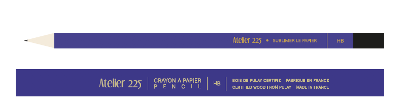 Atelier 225 - Crayon + Etui - Lápices en caja de varios colores (20,6 cm)