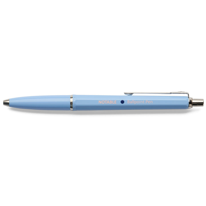 Notable Notebooks – Classic Ballpoint Pen Sky – Bolígrafo Azul (13,3 cm)