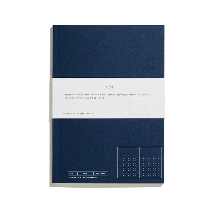 Before Breakfast - Layflat Swiss Bound Notebook Dots - Cuaderno Malla de Puntos B6 (13,2 x 19cm)