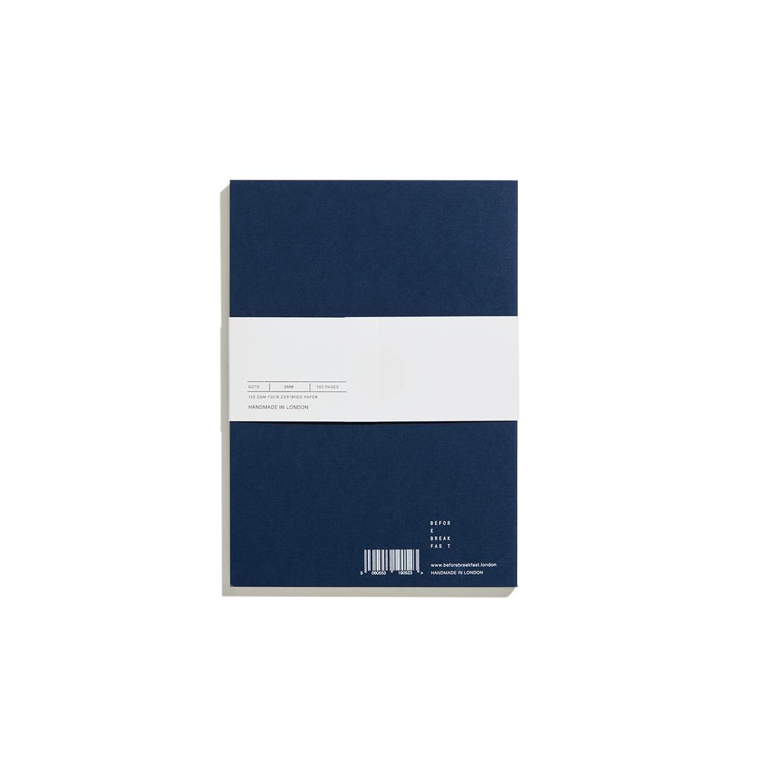 Before Breakfast - Layflat Swiss Bound Notebook Dots - B6 Dot Mesh Notebook (13.2 x 19cm)