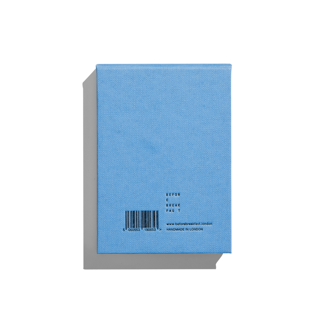 Before Breakfast – Work Pad Blue – Notepad A6 (12 x 9 cm)