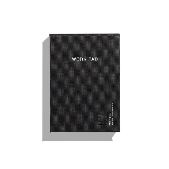 Before Breakfast – Work Pad Black – Notepad A6 (12 x 9 cm)