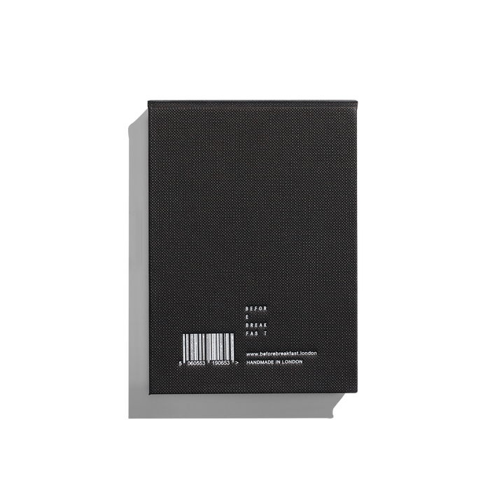 Before Breakfast – Work Pad Black – Notepad A6 (12 x 9 cm)