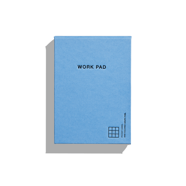 Before Breakfast – Work Pad Blue – Notepad A6 (12 x 9 cm)