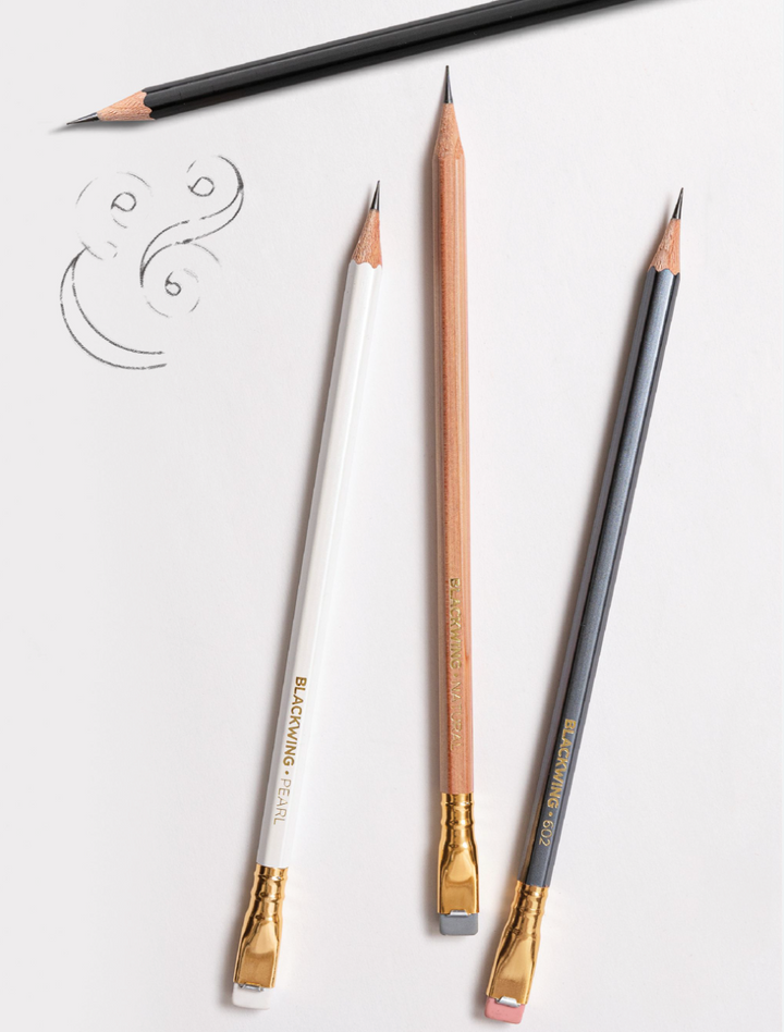 Blackwing - Pearl – Caja de 12 lápices blancos