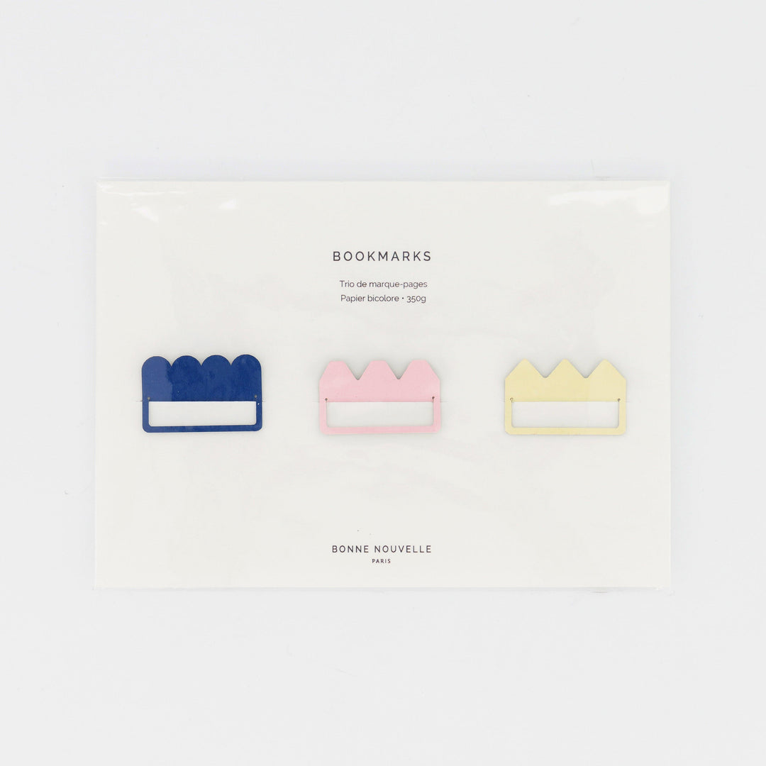 Maison Bonne Nouvelle – BOOKMARKS  Géométries – Set de 3 marcapáginas