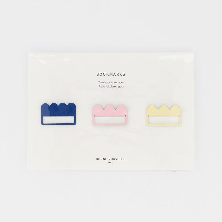 Maison Bonne Nouvelle – BOOKMARKS  Géométries – Set de 3 marcapáginas