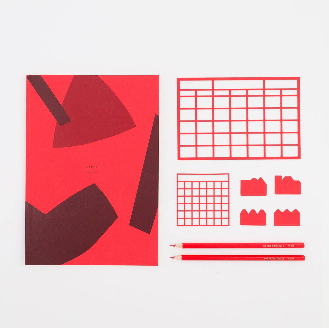 Maison Bonne Nouvelle – CALENDAR – Calendario Rojo (dos tamaños S y L)